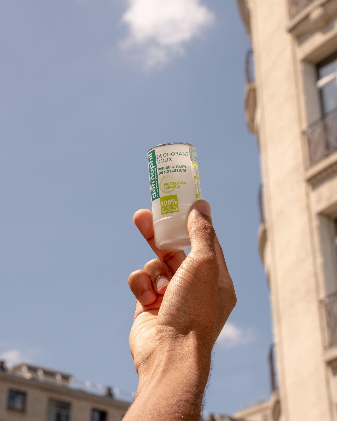 déodorant dermophil à la pierre d'alun